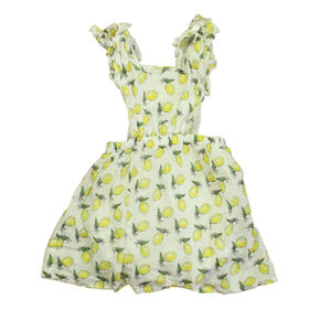 Lil Lemons Girls White Lemons Romper size: 12-18 Months